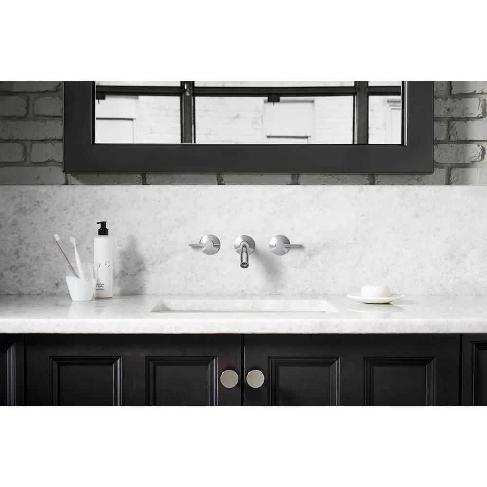 Components Wall-mount bathroom sink faucet spout with Tube design, 1.2 gpm