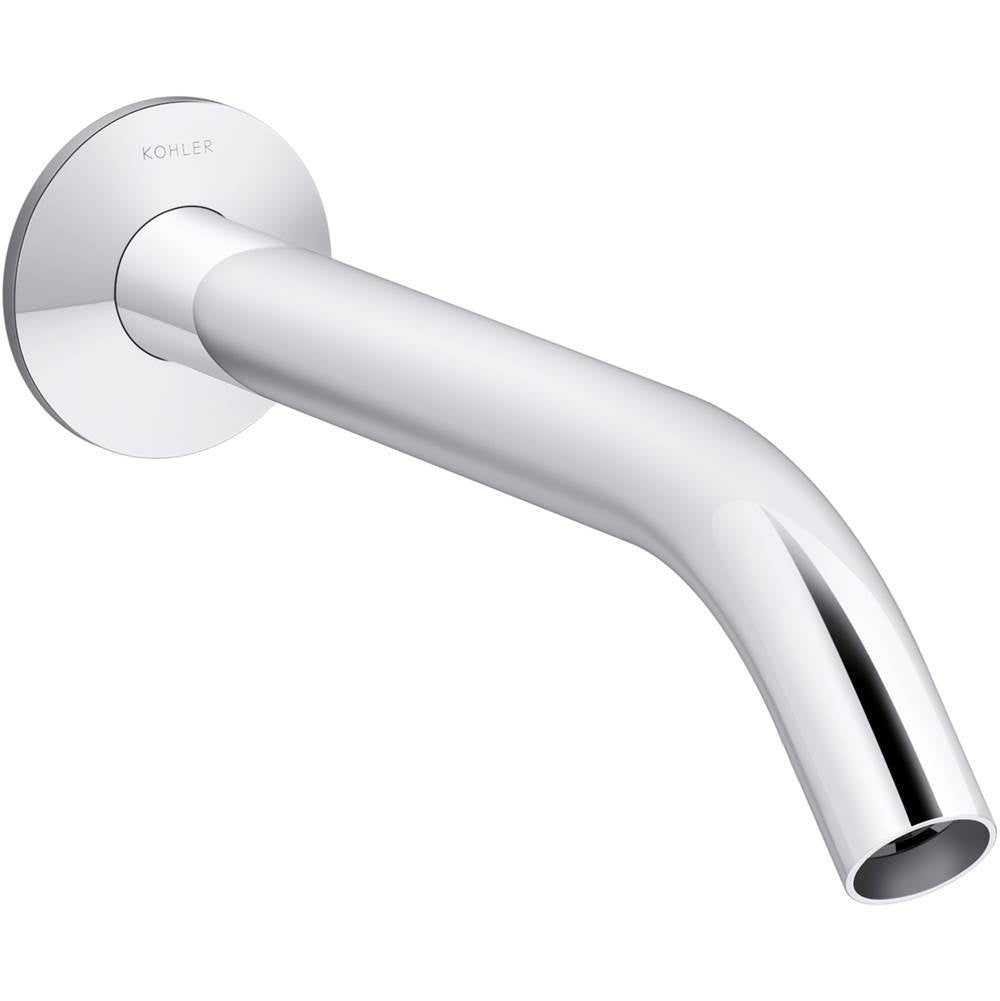 Kohler - Components Wall-mount bathroom sink faucet spout with Tube design, 1.2 gpm - Polished Chrome