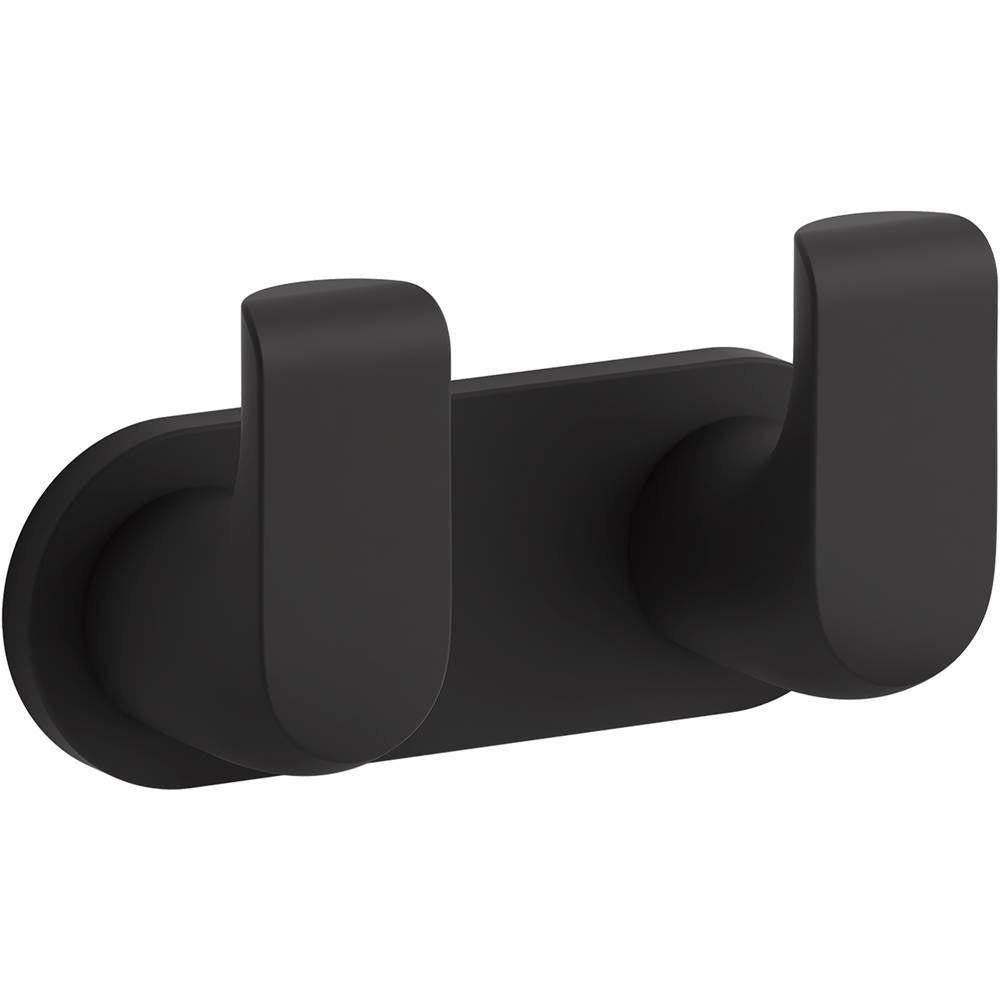 Kohler - Avid Double robe hook - Matte Black