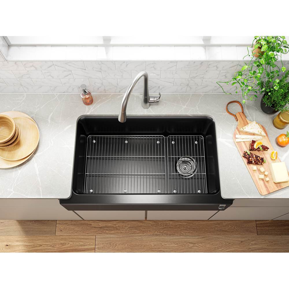 Cairn 34'' undermount single-bowl farmhouse kitchen sink