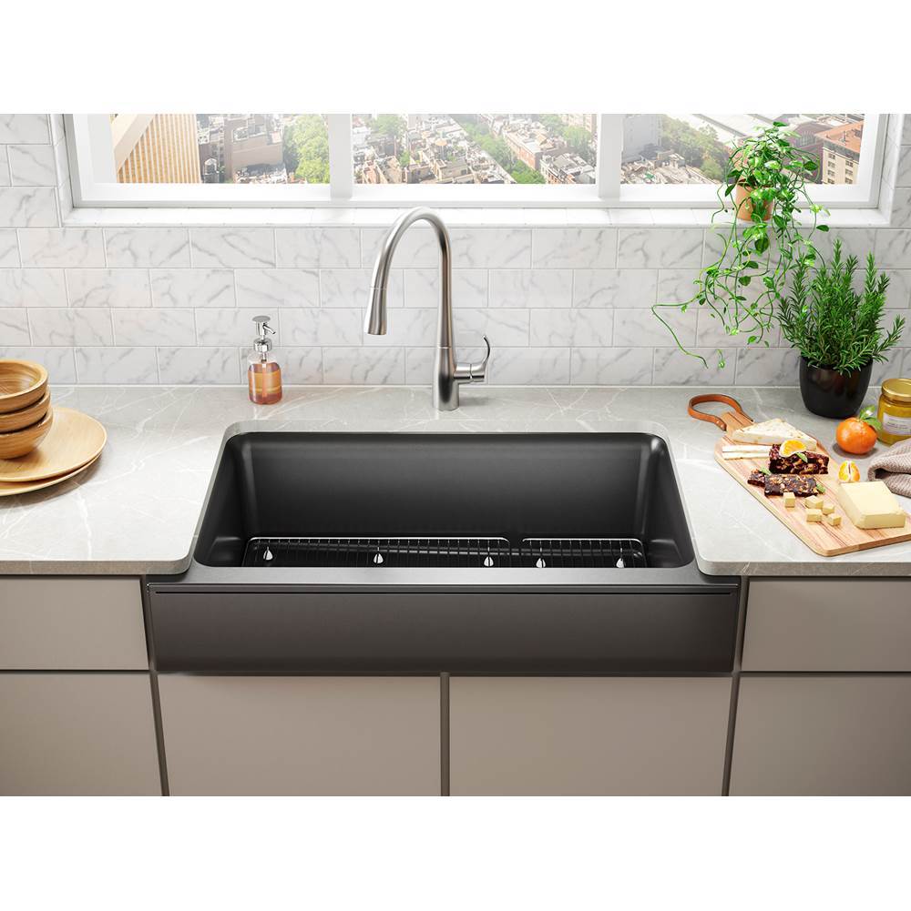 Cairn Undermount single-bowl farmhouse kitchen sink
