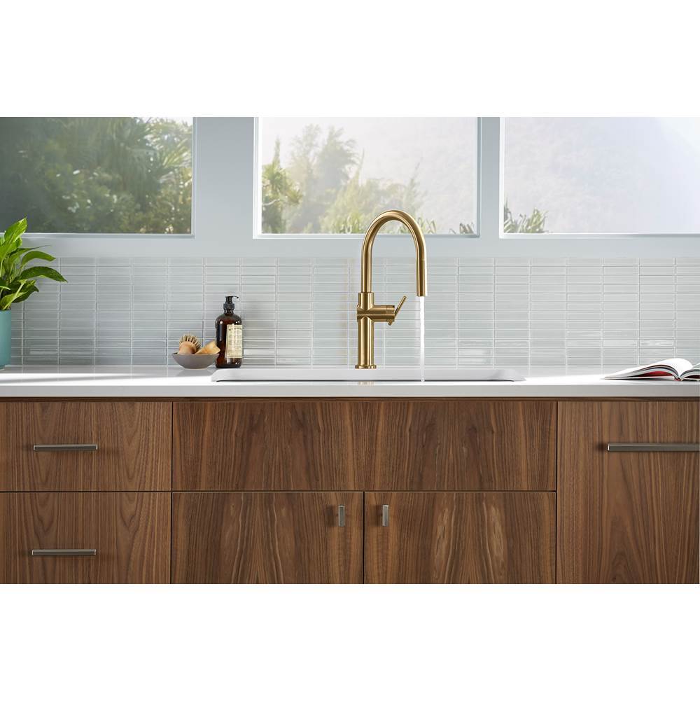 Crue Touchless pull-down kitchen sink faucet with KOHLER KonnectE and three-function sprayhead
