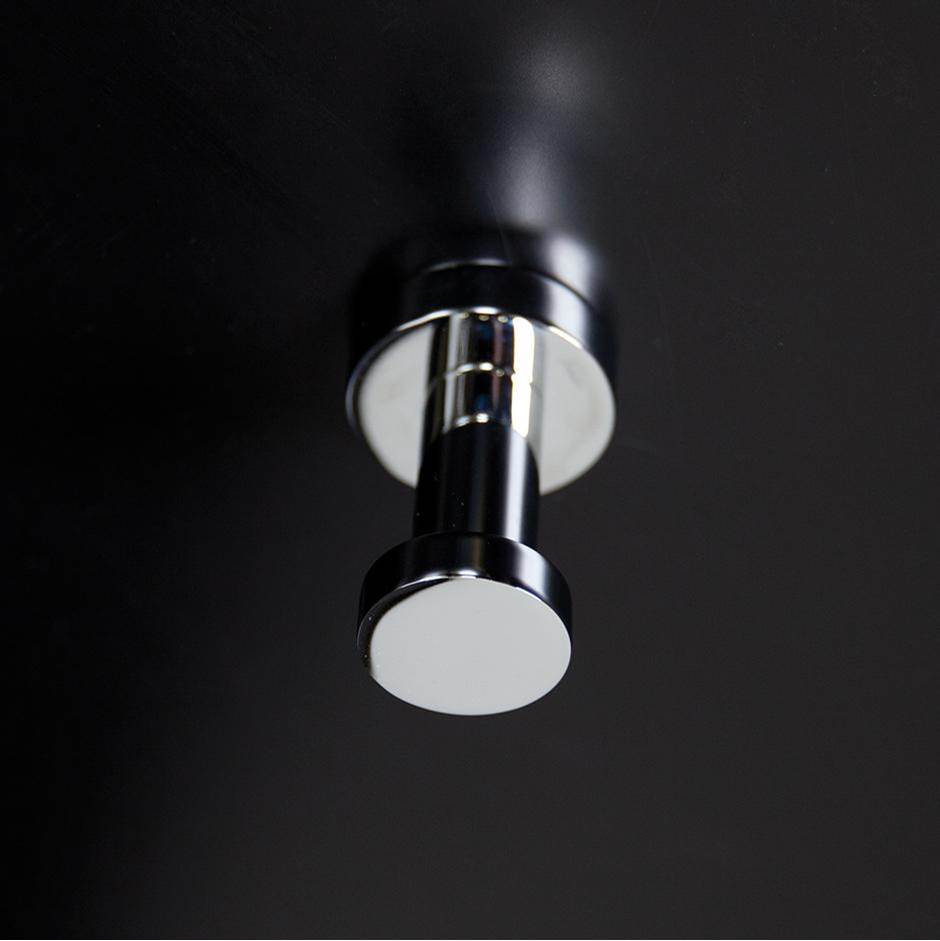 Lacava - Wall-mount robe hook made of chrome plated brass. Diam: 1 5/8'', D: 2 1/4''. - Polished Nickel
