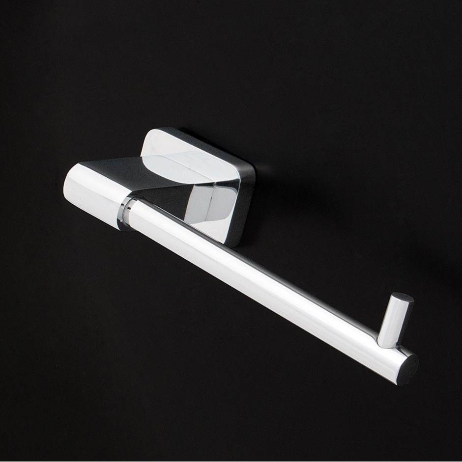Lacava - Wall mount toilet paper holder made of chrome plated brass. W: 6 3/4'', D: 2 5/8'', H: 1 3/8'' - Polished Nickel