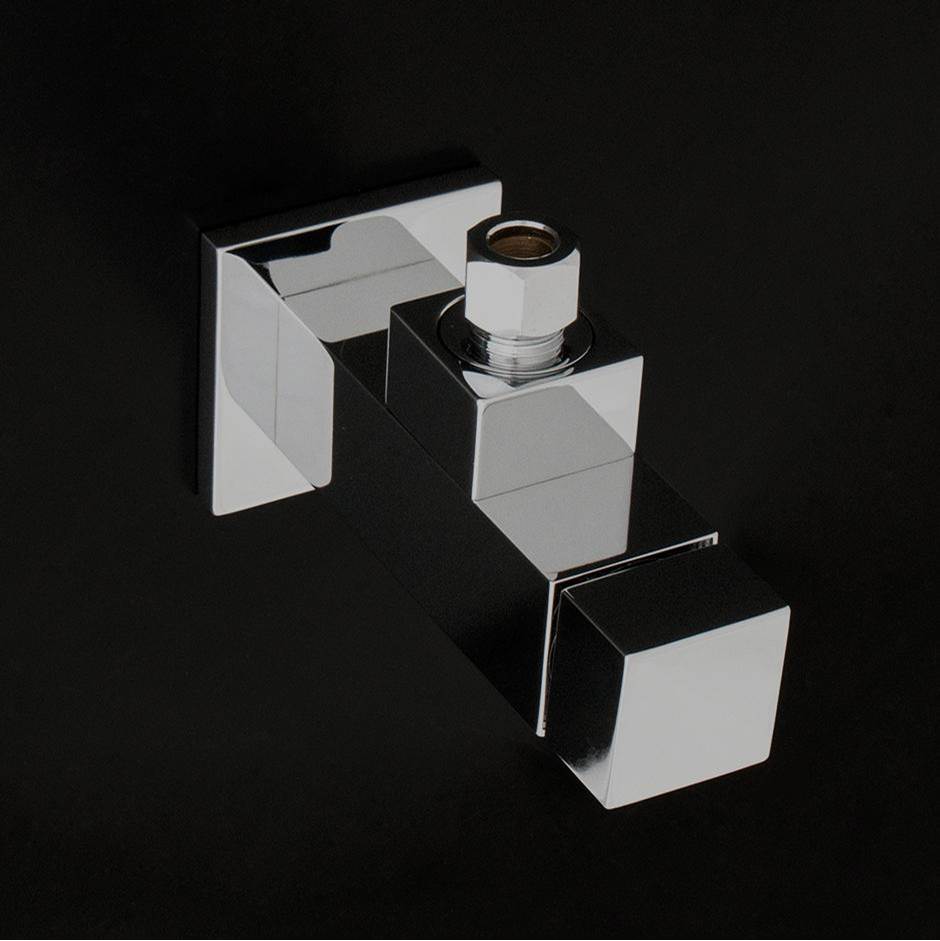Lacava - Angle valve in square shape. W: 2'', D: 4 1/8'' - Polished Chrome