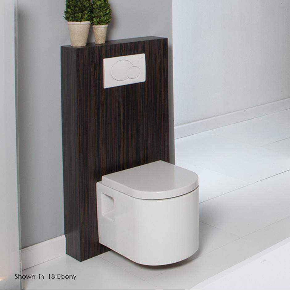 Lacava - Wood box for Geberit in-wall tank & carrier, must be secured to the wall. - Gloss Ardesia