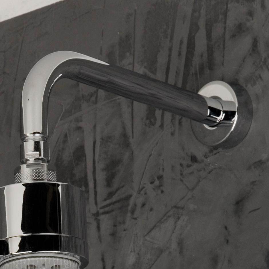 Lacava - Wall-mounted shower arm with round flange, 16''D 3 3/4''H, shower head sold separately. - Matte Black
