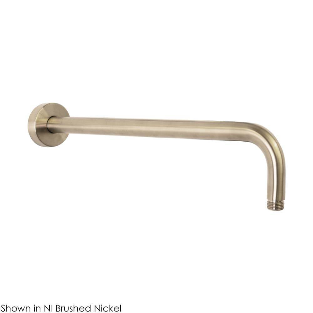 Lacava - Wall-mounted shower arm with round flange, 16''D 3 3/4''H, shower head sold separately. - Polished Chrome