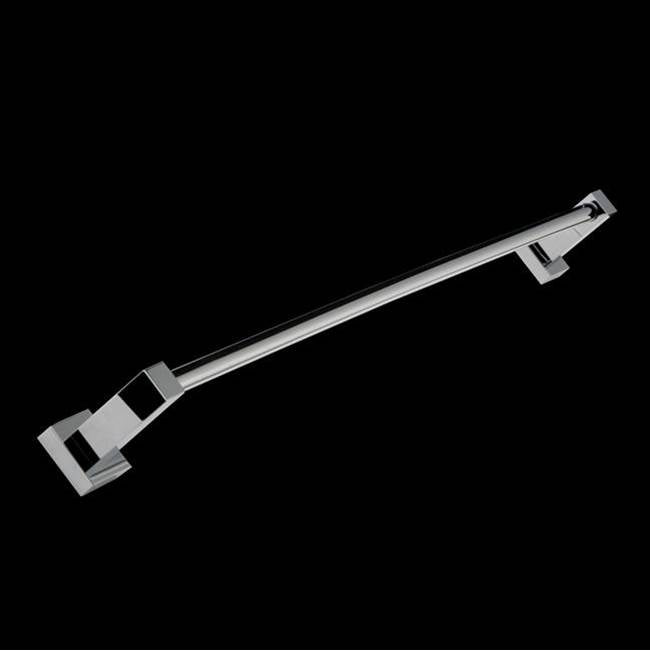Lacava - Wall-mount 18 5/8''W towel bar made of chrome plated brass. - Brushed Nickel