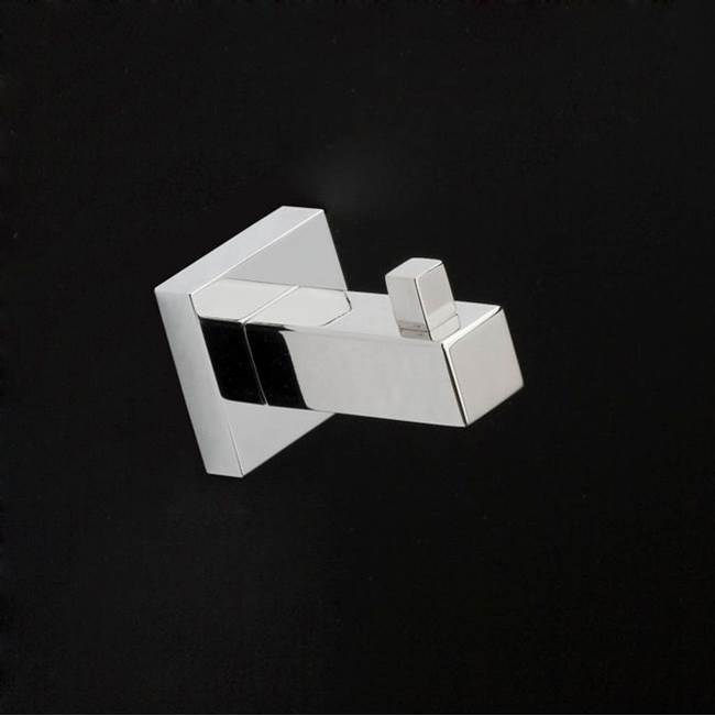Lacava - Wall-mount robe hook made of chrome plated brass. - Brushed Nickel