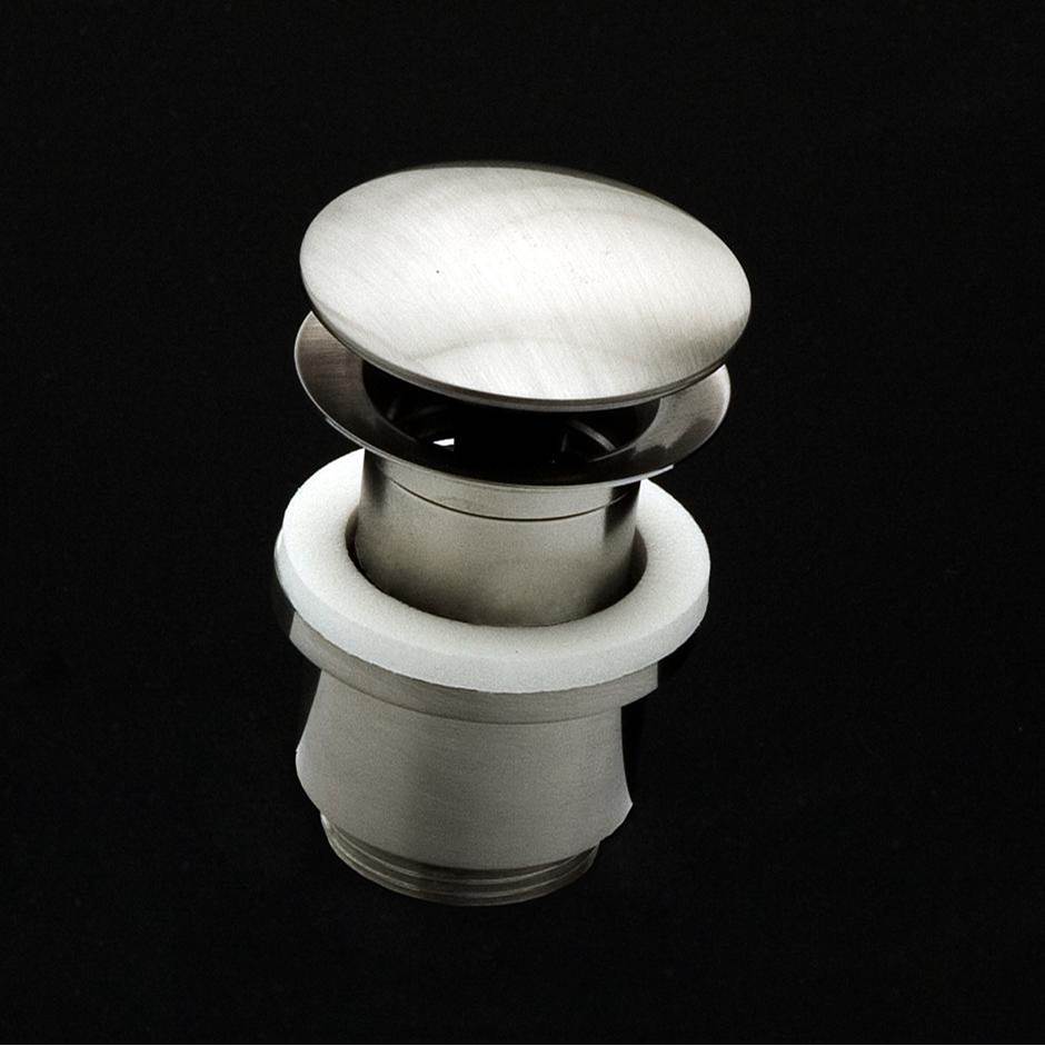 Lacava - Grid drain for European lavatories, with dome cover, no overflow holes. DIAM: 2 3/4'' - Polished Nickel
