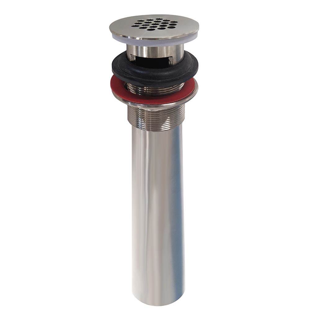 Lacava - Grid drain for American lavatories. With over-flow holes. DIAM: 2 1/4'' - Titanium
