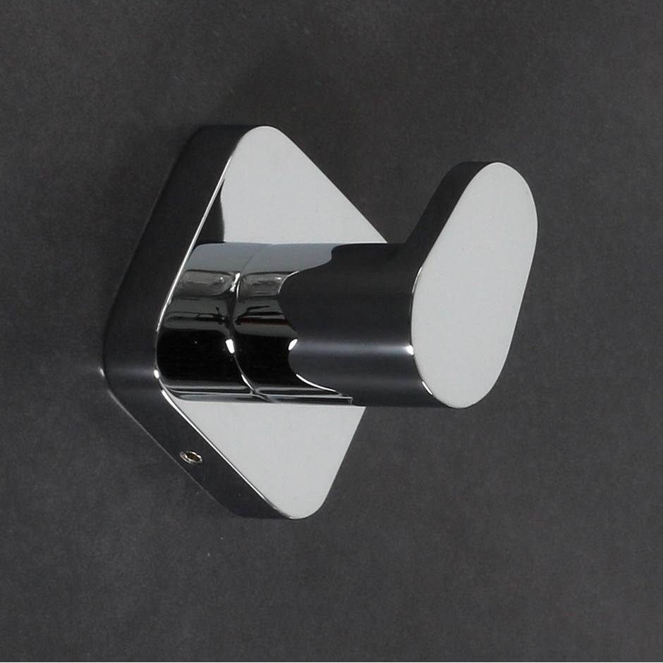Lacava - Wall-mount robe hook made of chrome plated brass. W: 2'', D: 1 3/4'', H: 2''. - Polished Chrome