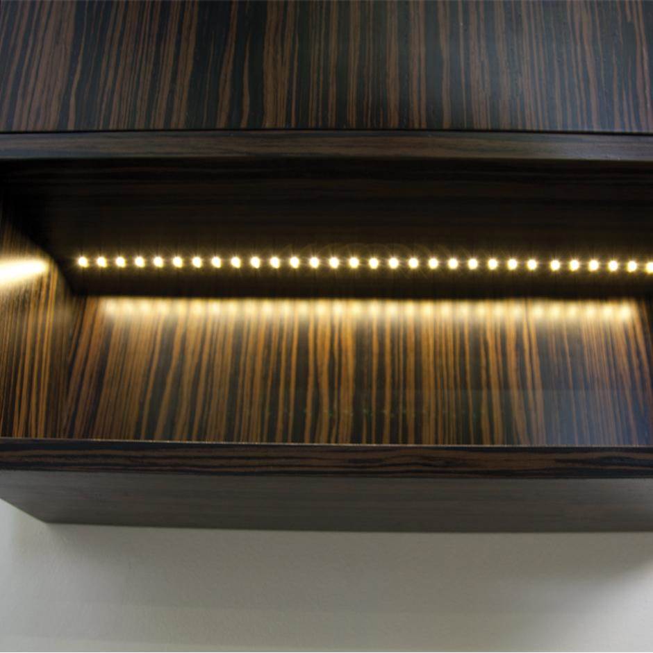Lacava - Add-on interior LED lighting, recessed installation with door sensor switch. Sold by length. Call for pricing and location. - No Finish