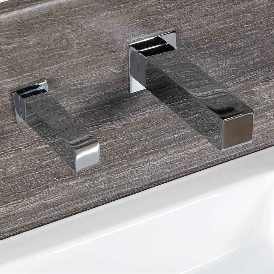 Lacava - Wall-mount single-hole electronic soap dispenser. SPOUT: 4 1/2''. W: 1 1/2''. - Titanium