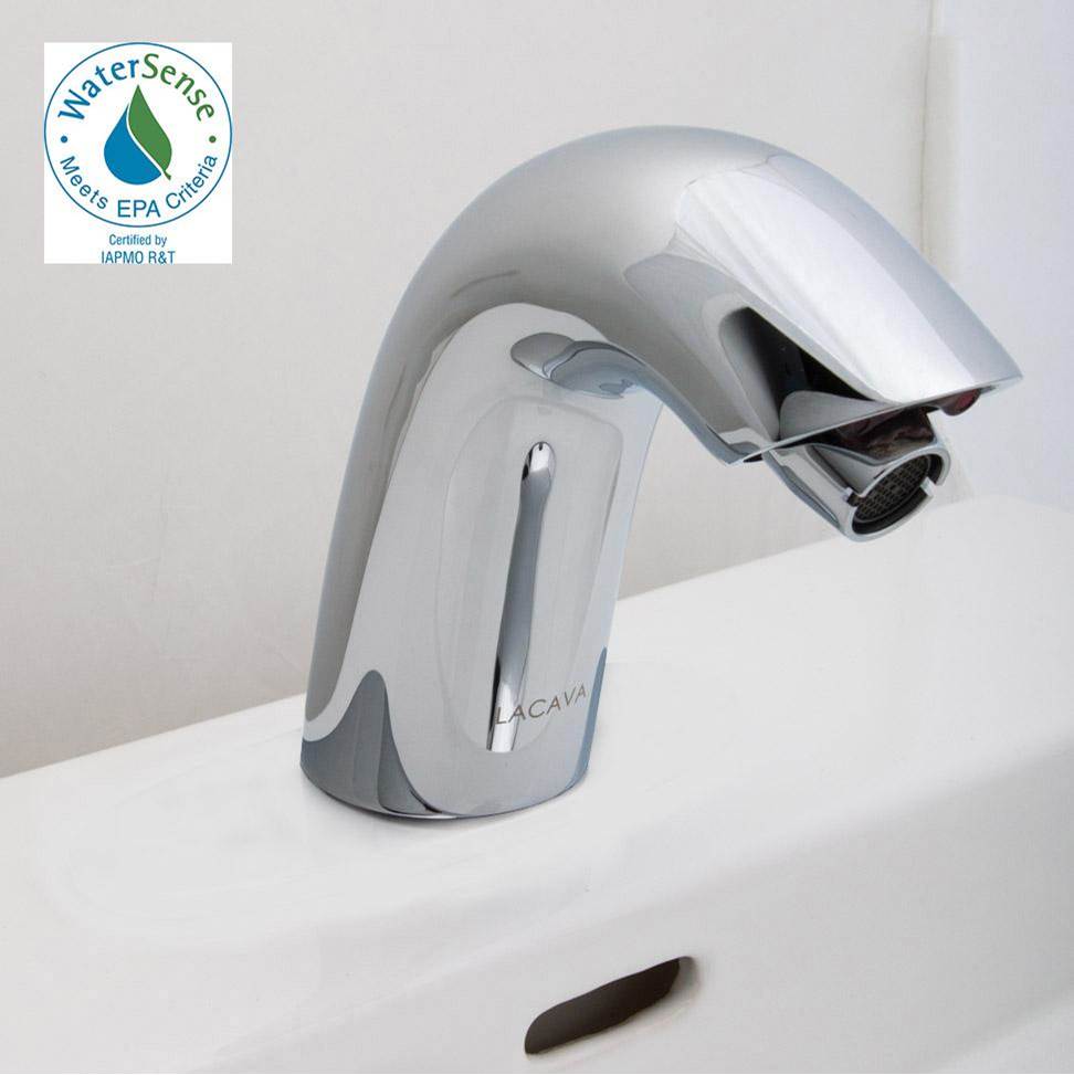 Lacava - Electronic Bathroom Sink faucet for cold or premixed water. Recommended mixing valves sold separately: EX20A or EX25A. SPOUT: 4 1/4'', H: 5''. - Titanium