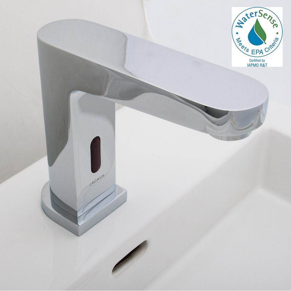Lacava - Electronic Bathroom Sink faucet for cold or premixed water. Recommended mixing valves sold separately: EX20A or EX25A. SPOUT: 4 3/4'', H:5 1/2''. - Titanium