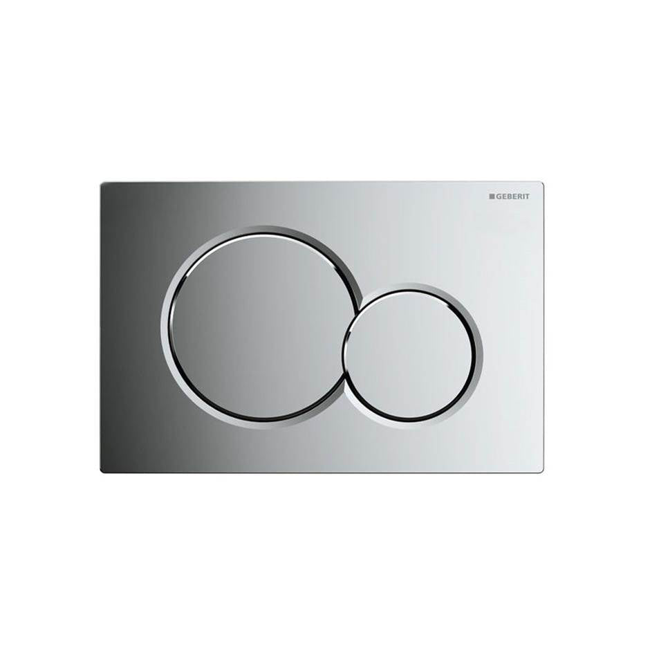 Lacava - Samba01 dual-flush actuator. - Polished Chrome