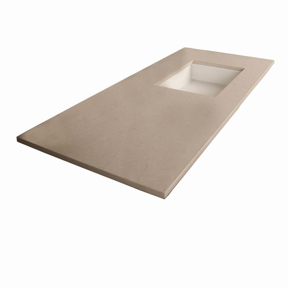 Lacava - Countertop for vanity STL-F-36R & STL-W-36R, with a cut-out for Bathroom Sink 5452UN. W: 36'', D: 21'', H: 3/4''. - Lava