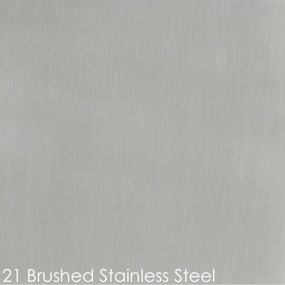 Lacava - Floor-standing metal console stand made of stainless steel or brass. It must be attached to wall. Sink CT660 sold separately. - Brushed Stainless Steel