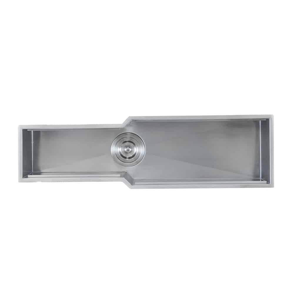 Lenova - Undermount Single Bowl Includes Cutting Board and Accessories 31-1/2'' x 9'' x 6'' - Brushed Satin