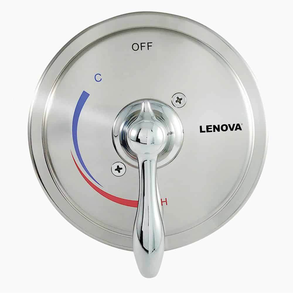 Lenova - Shower Valve (All Valves Come with Solid Brass Rough In Body) - Polished Chrome