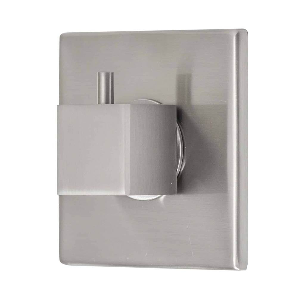 Lenova - Volume Control Valve (All Valves Come with Solid Brass Rough In Body) - Brushed Nickel