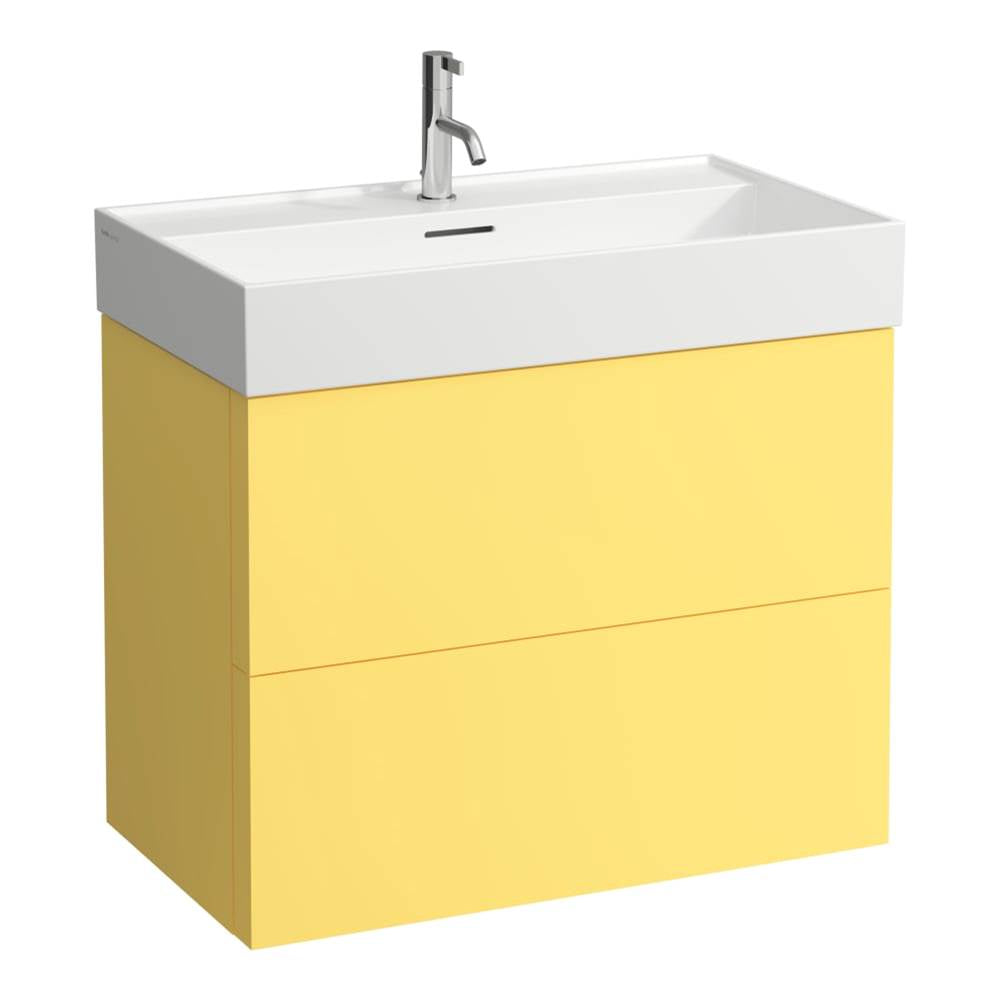 Laufen - Vanity Only with two drawers for washbasin 810336 - Gray Blue