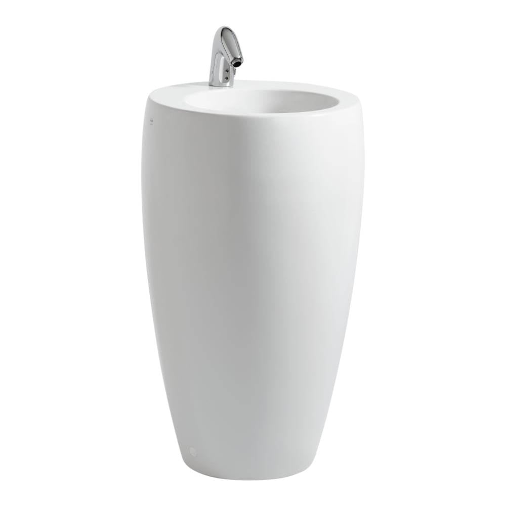 Laufen - Freestanding Washbasin, Incl. Ceramic Waste Cover - Matte White