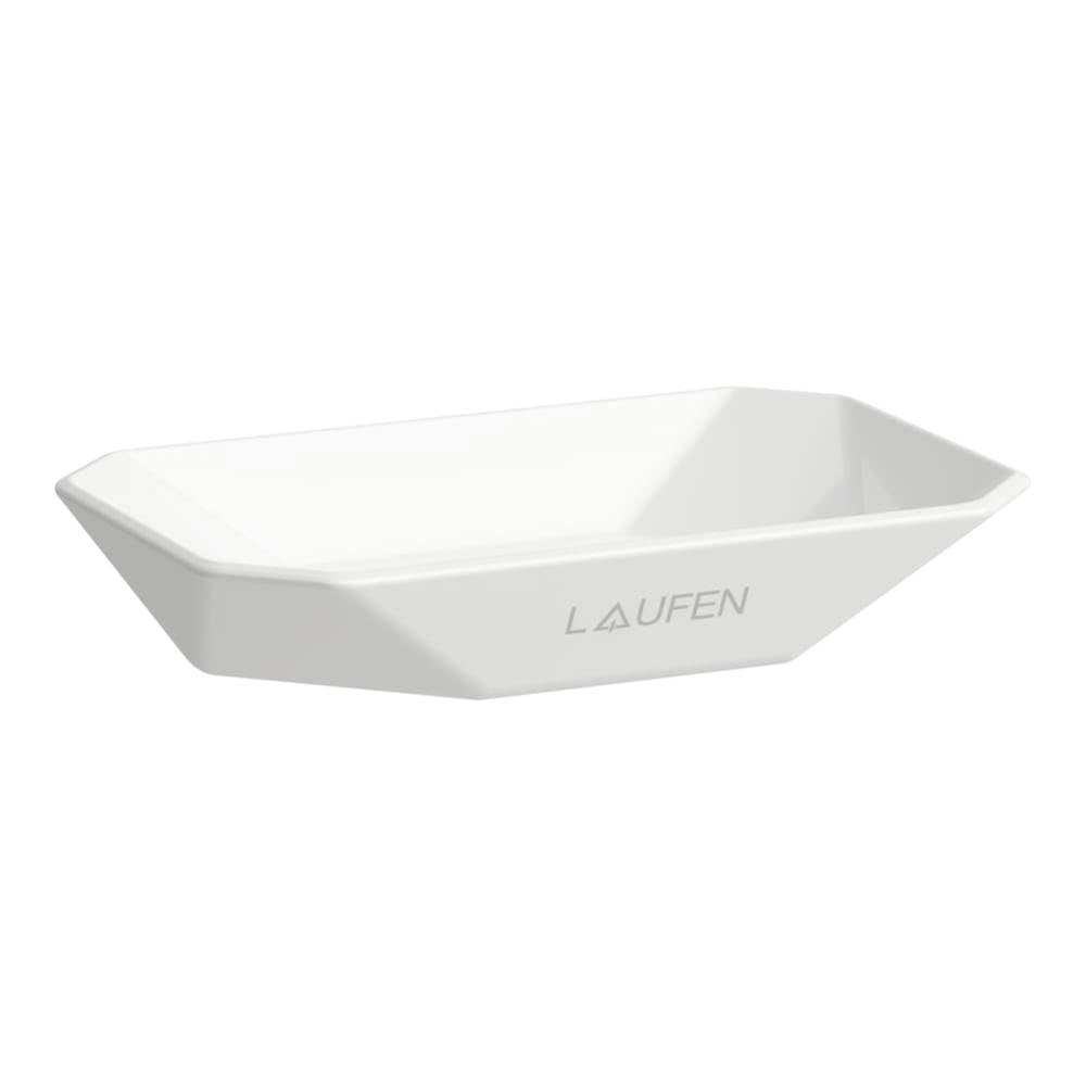 Laufen - Ceramic soap dish ''TRIO Dish'' - Matte White