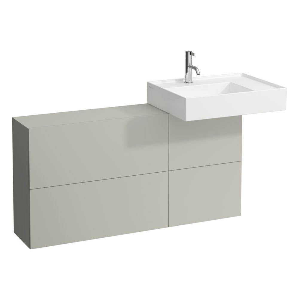 Laufen - Sideboard ONLY with 1 door and 2 flaps, washbasin right, matching washbasins 810332, 810334, 810335, 810338, 810339), 813332, 815331