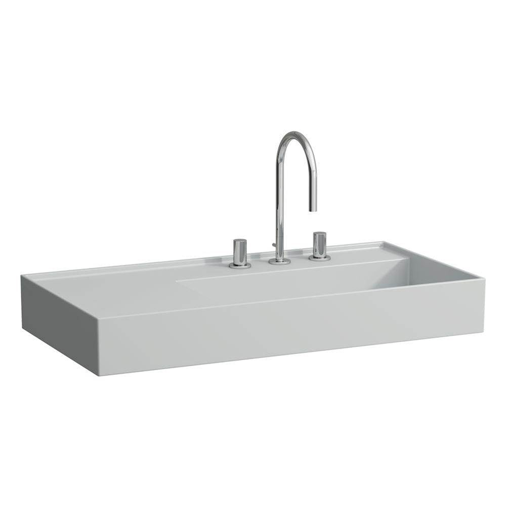 Laufen - Washbasin, shelf left, with concealed outlet, w/o overflow - Always Open Drain, wall mounted