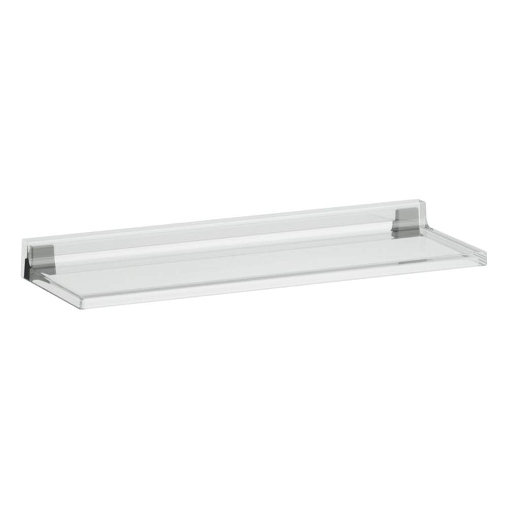 Laufen - Shelf, ''Shellfish'', wall-mounted, plastic - Transparent Crystal