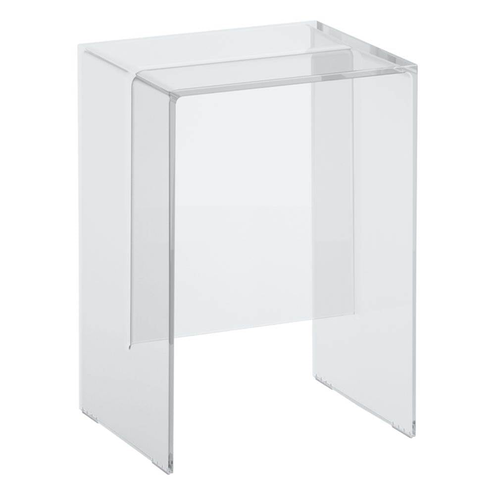 Laufen - Stool ''Max Beam'', plastic - Transparent Crystal