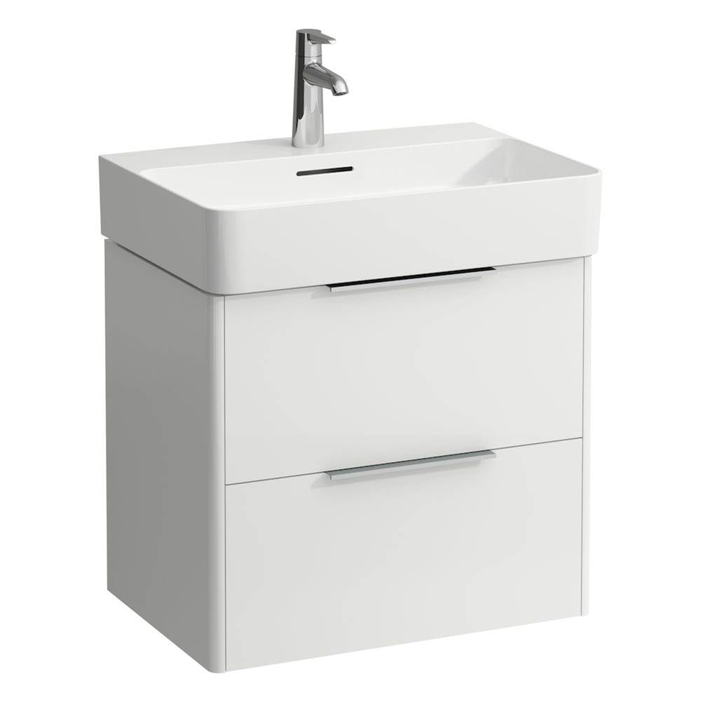 Laufen - Vanity Only, with 2 drawers, incl. drawer organizer, matching washbasin 810283 - White Glossy