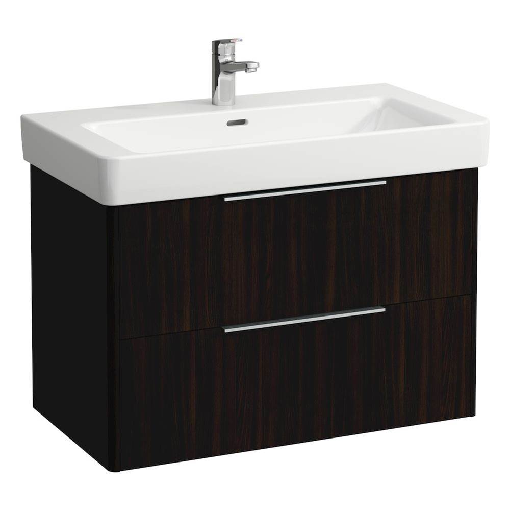 Laufen - Vanity Only, with 2 drawers, incl. drawer organizer, matching washbasin 813965 - Dark Elm Brown