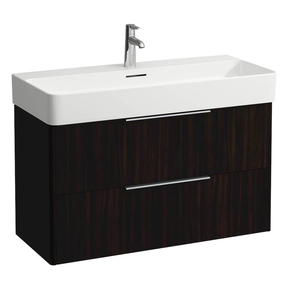 Laufen - Vanity Only, with 2 drawers, incl. drawer organizer, matching washbasin 810287 - Dark Elm Brown