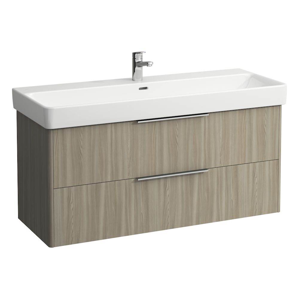 Laufen - Vanity Only, with 2 drawers, incl. drawer organizer, matching washbasin 814965 - Light Elm