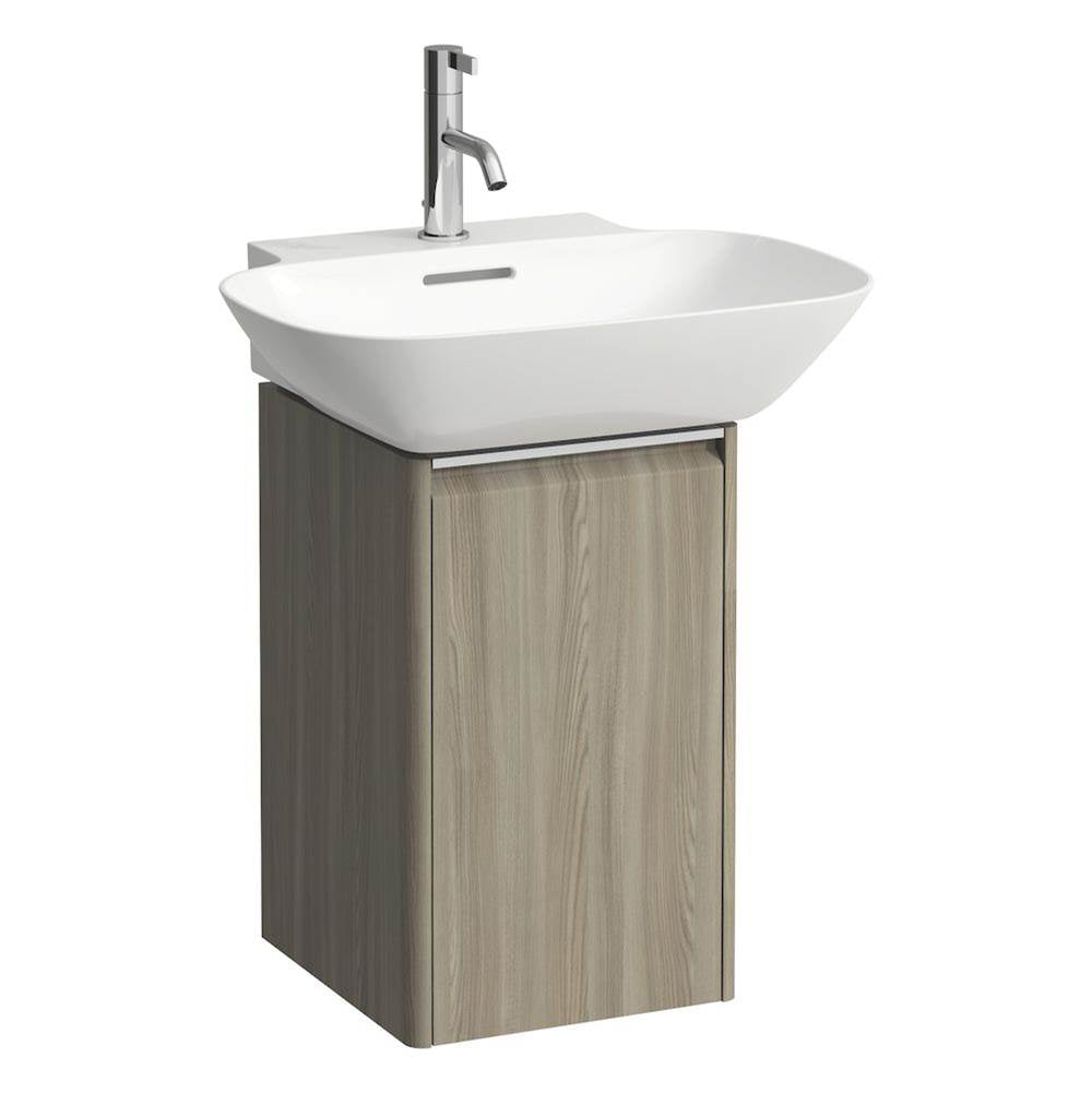 Laufen - Vanity Only, 1 door, right hinged, 1 internal shelf, matching countertop washbasin 810302 - Light Elm