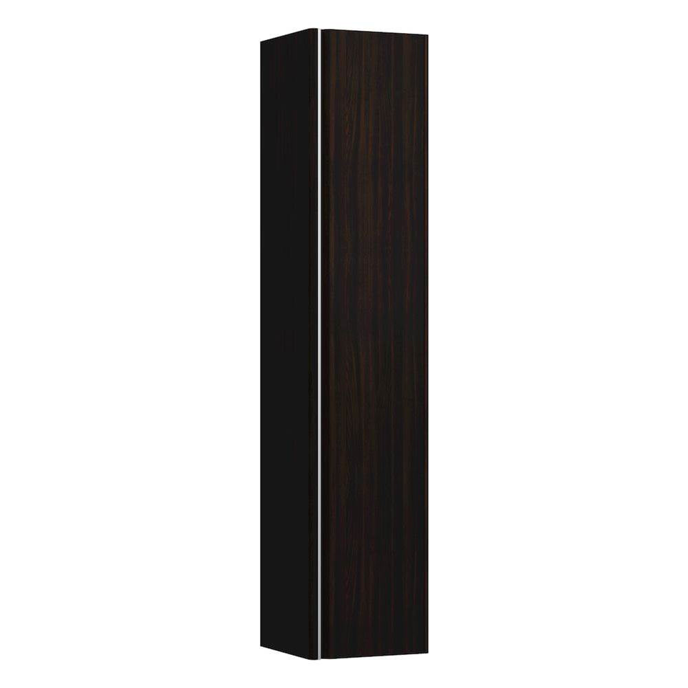 Laufen - Tall Cabinet, 1 door, right hinged - Dark Elm Brown