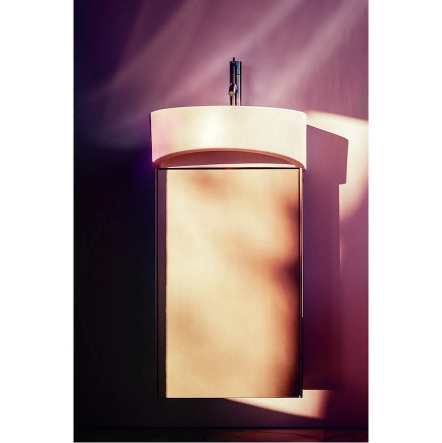 Vanity Only, 1 door, right hinged, matching small washbasin 815341