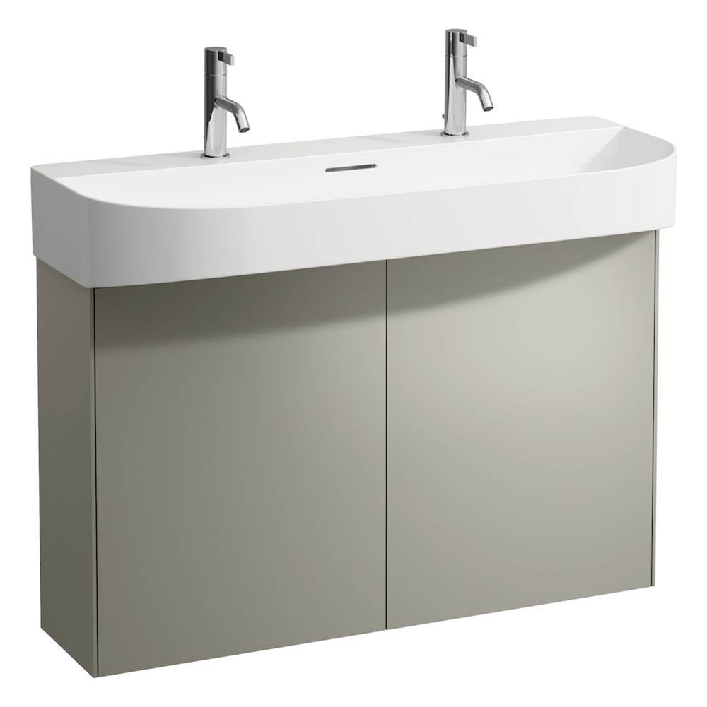 Laufen - Vanity Only, 2 doors, matching washbasin 810349 - Titanium