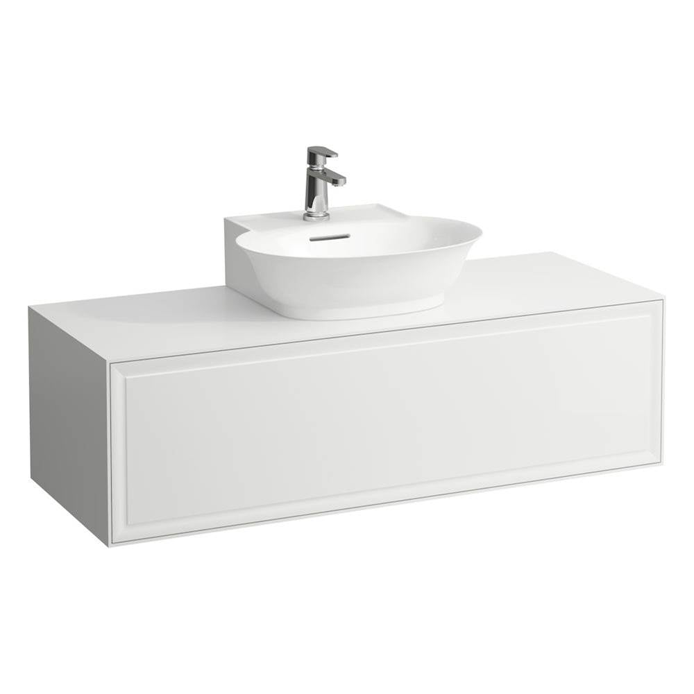 Laufen - Drawer element Only, 1 drawer, with centre cut-out, matches small washbasin 816854 - White Glossy