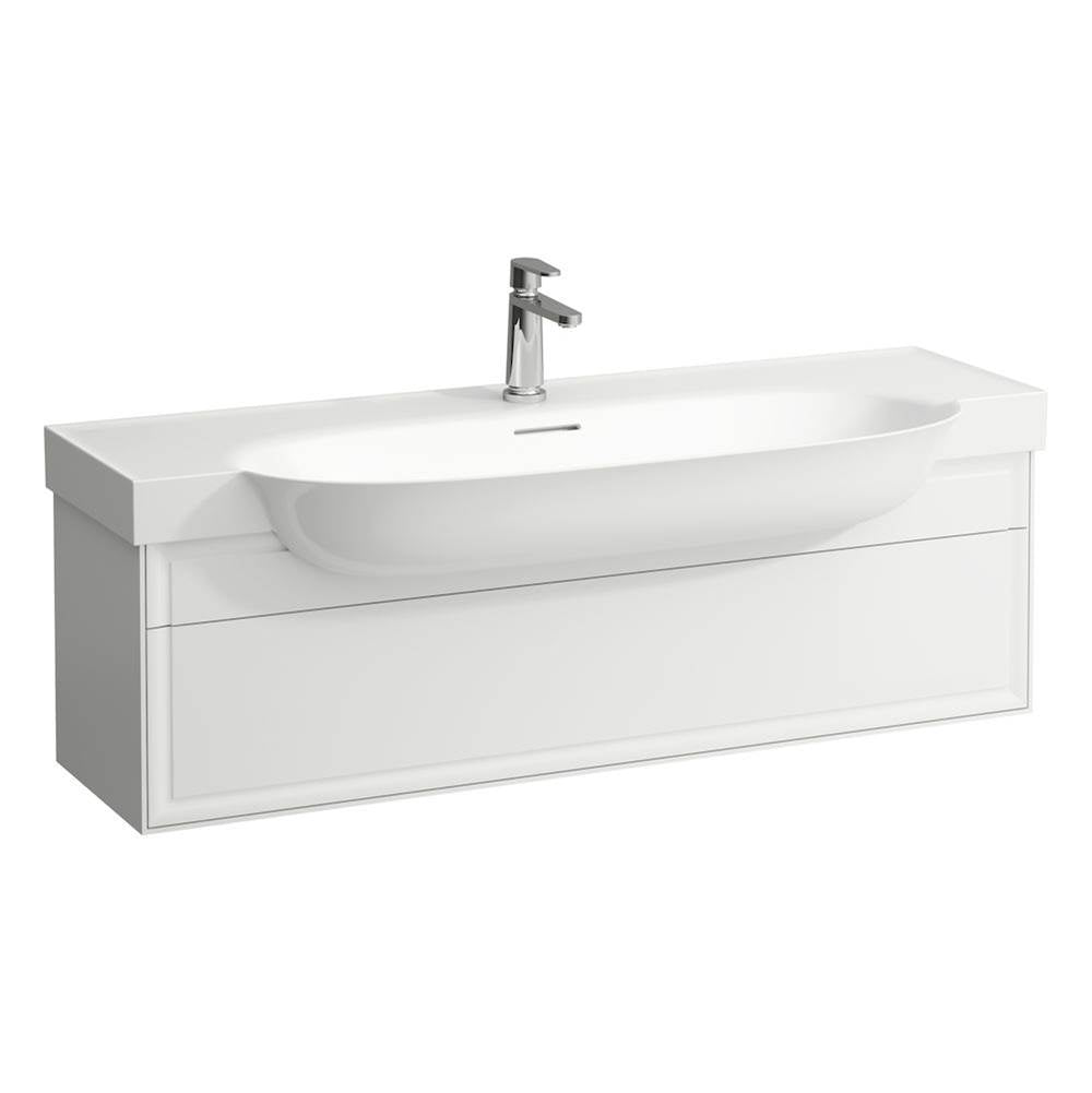 Laufen - Vanity Only, 1 drawer, matches vanity washbasin 813858 - White Glossy