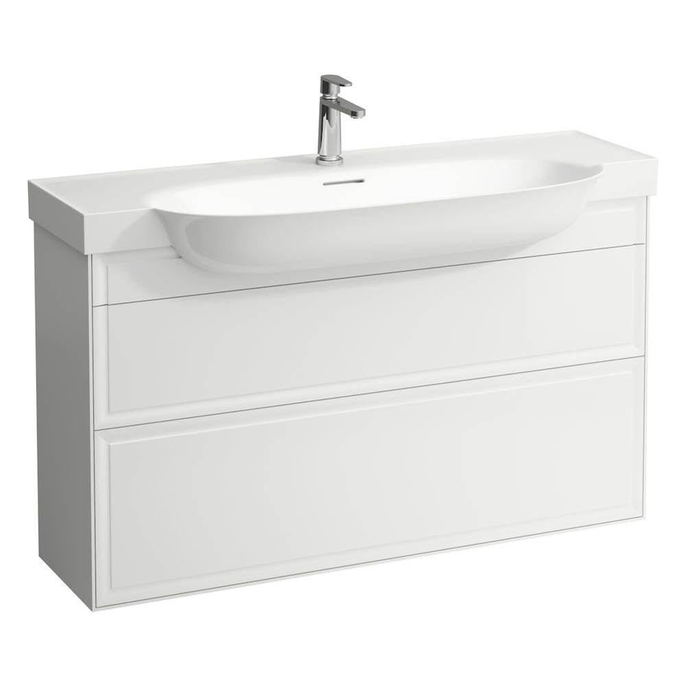 Laufen - Vanity Only, with 2 drawers, matches vanity washbasin 813858 - White Glossy