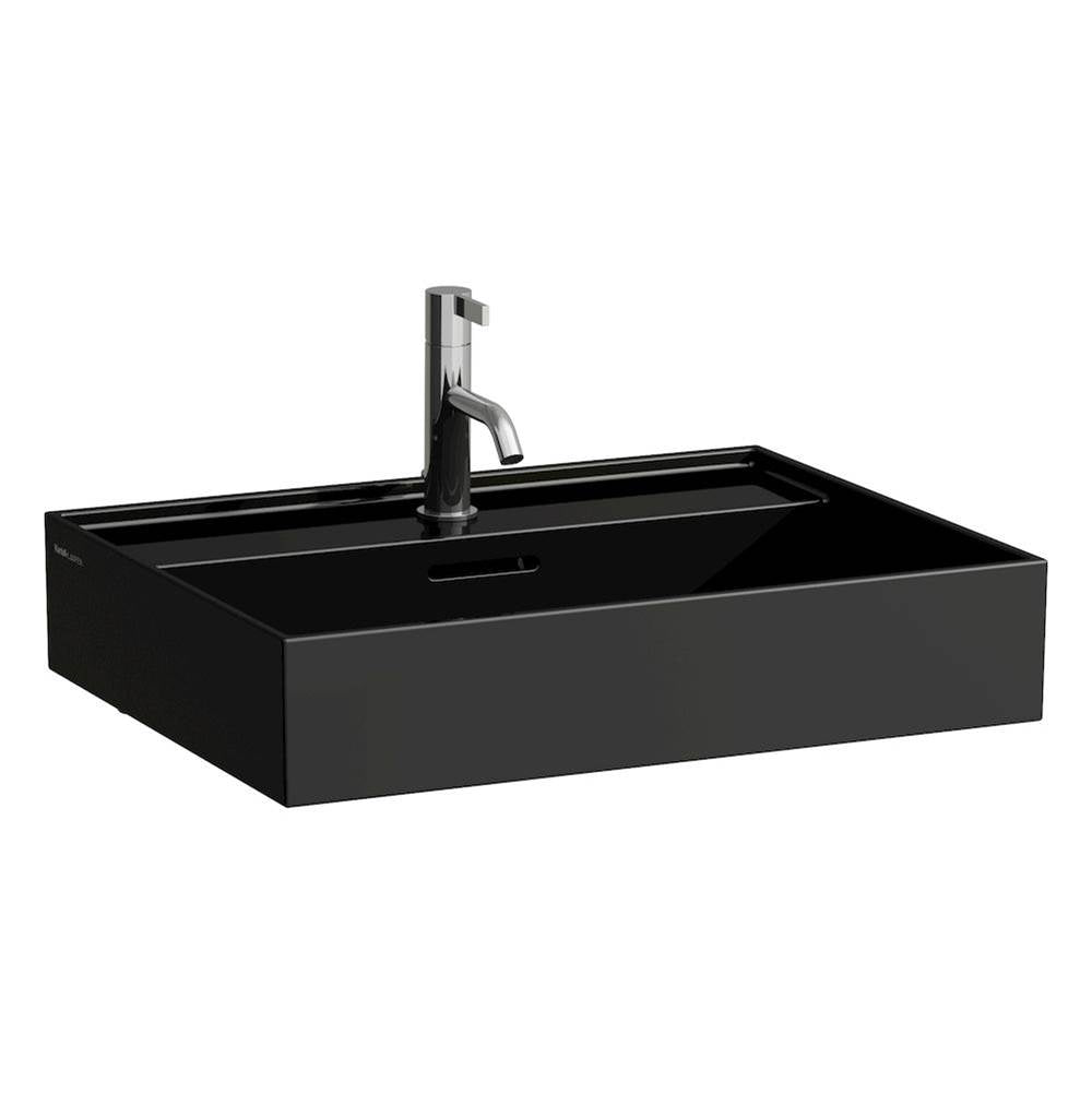 Laufen - Washbasin, wall mounted - Glossy Black