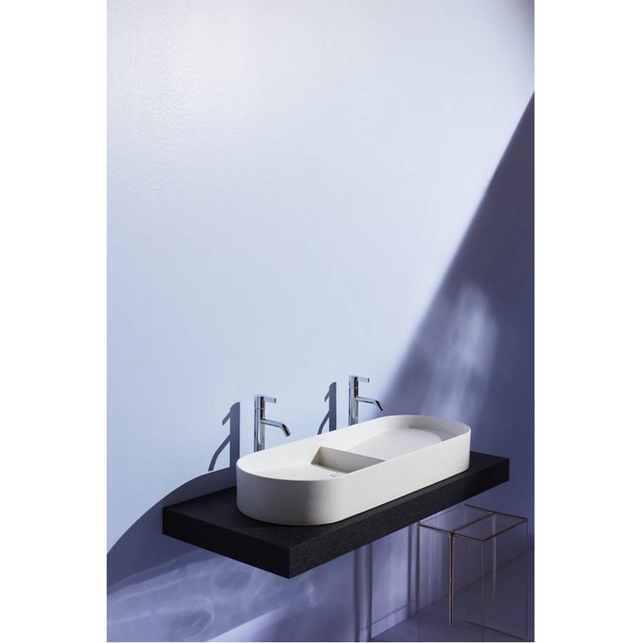 Double Washbasin Bowl, Counter Mounted