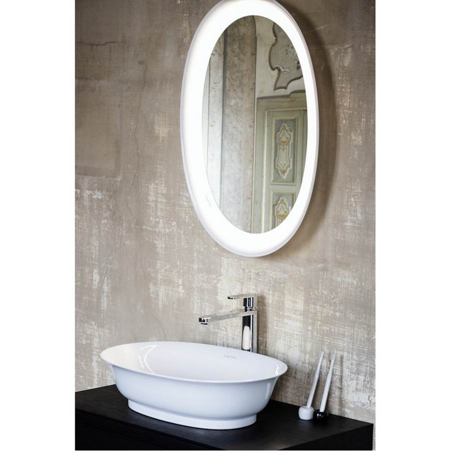 Bowl washbasin, oval - without overflow - Optional ceramic drain & cover