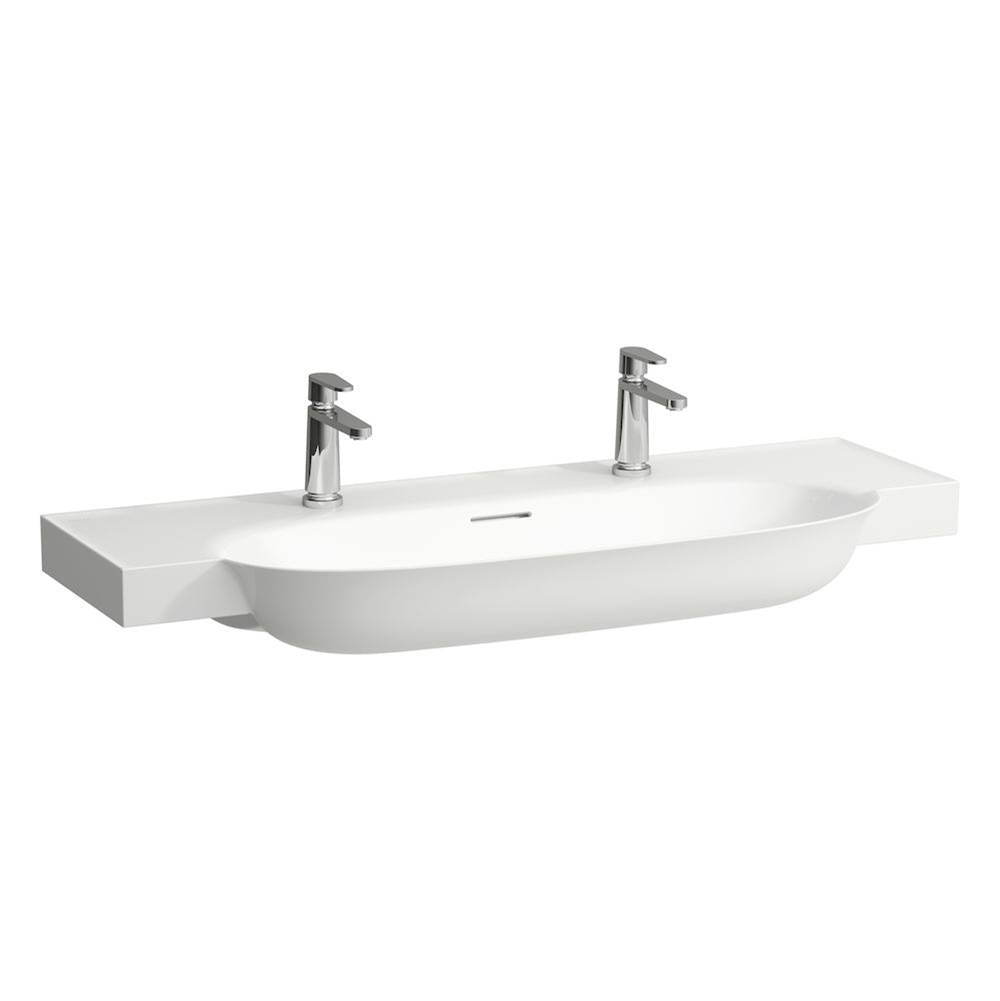 Laufen - Washbasin Console, wall mounted - Optional ceramic drain & cover - Matte White