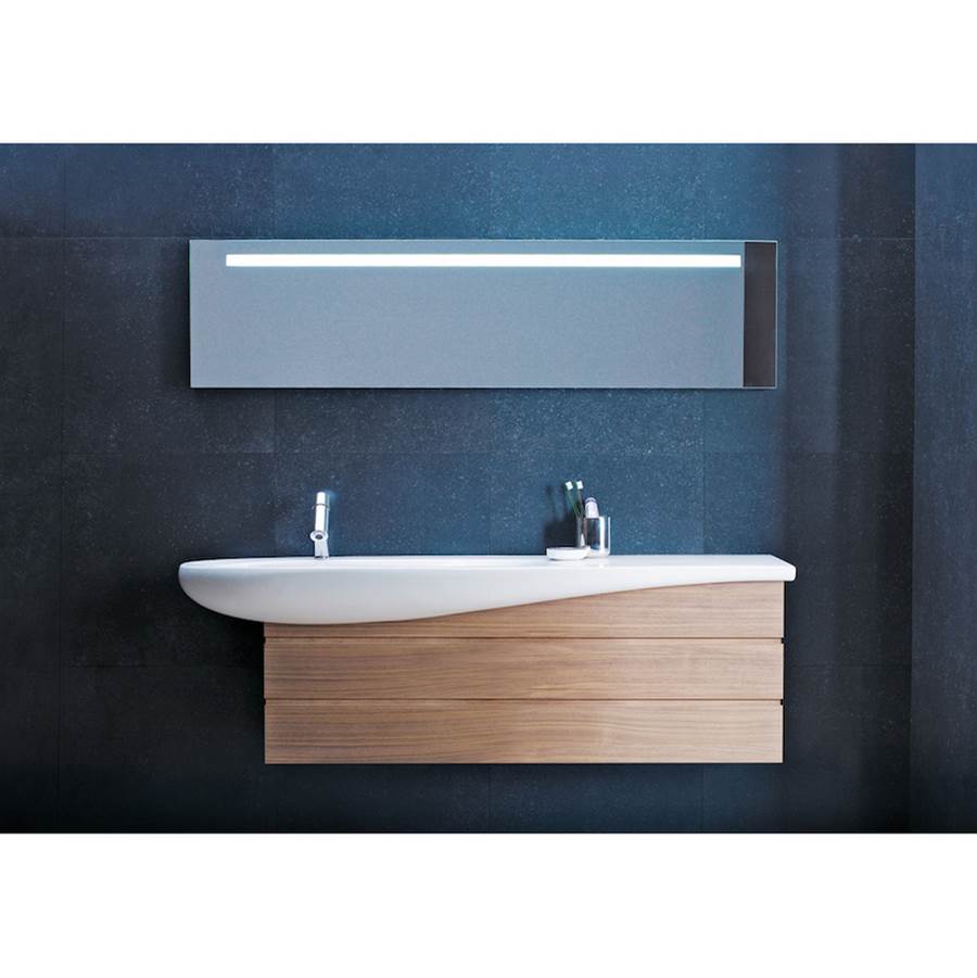 Washbasin, Shelf Right, Incl. Ceramic Waste Cover, Wall Mounted